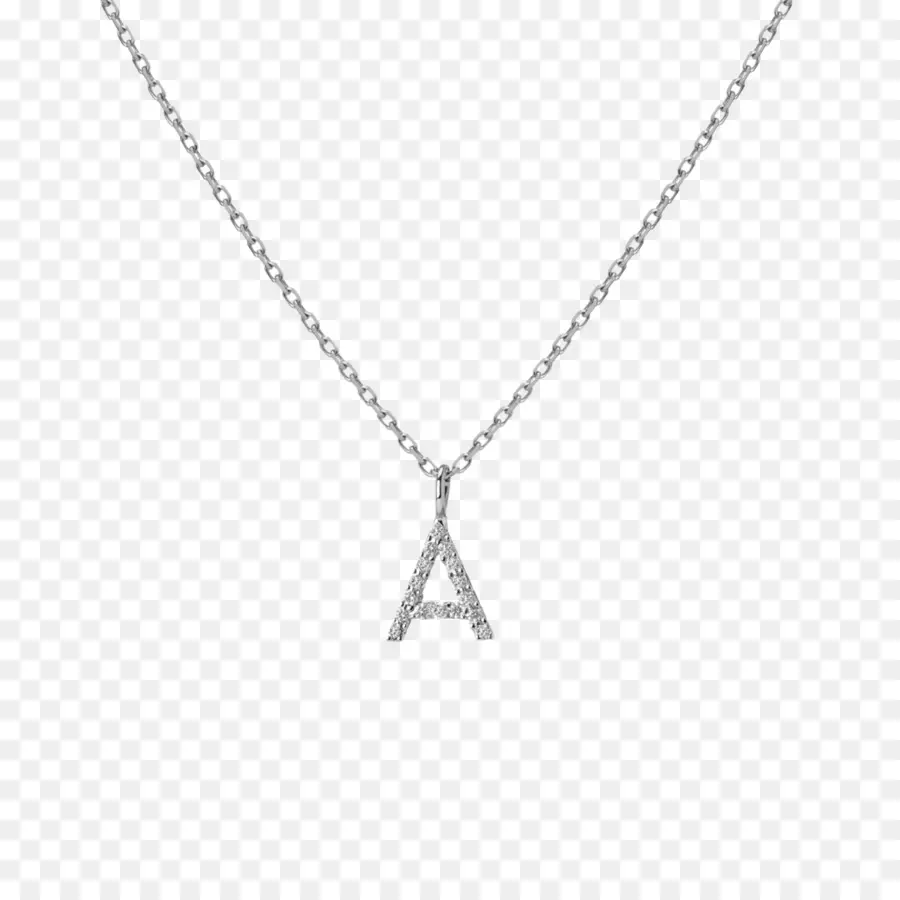 Collier Lettre A，Pendentif PNG