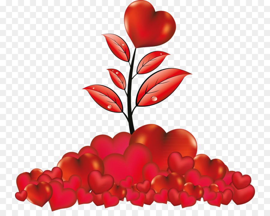 Ballons Coeur，Rouge PNG