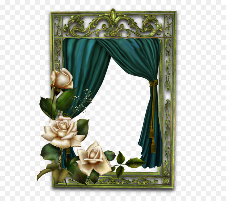 Cadre Décoratif，Fleurs PNG