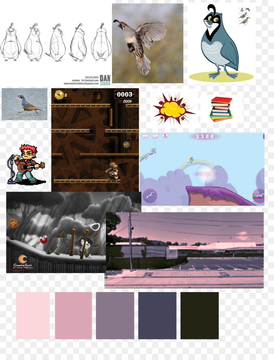 Moodboard，Affiche PNG