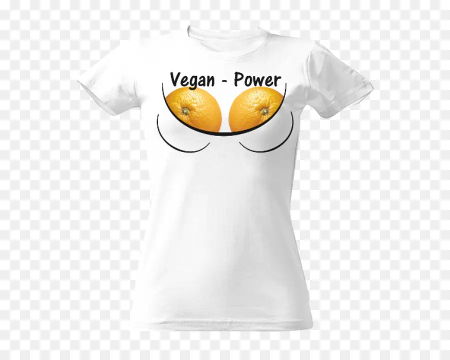 T Shirt De Puissance Végétalienne，Blanc PNG