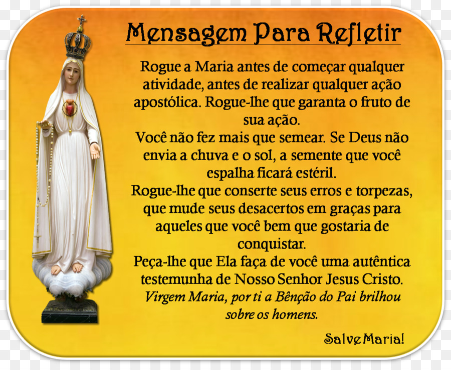 Message，Notre Dame De Fátima PNG