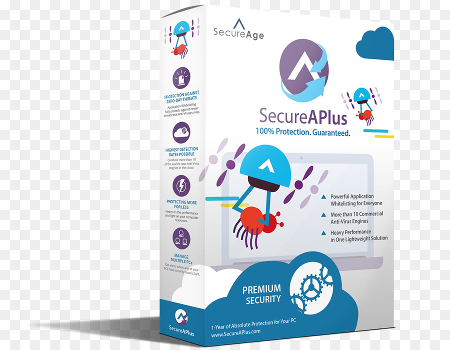 Secureaplus，Logiciel Antivirus PNG