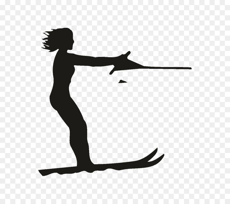 Ski Nautique，Silhouette PNG