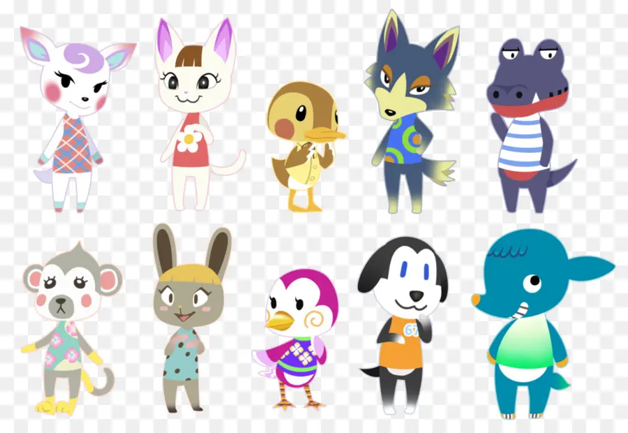 Personnages De Croisement D’animaux，Jeu PNG