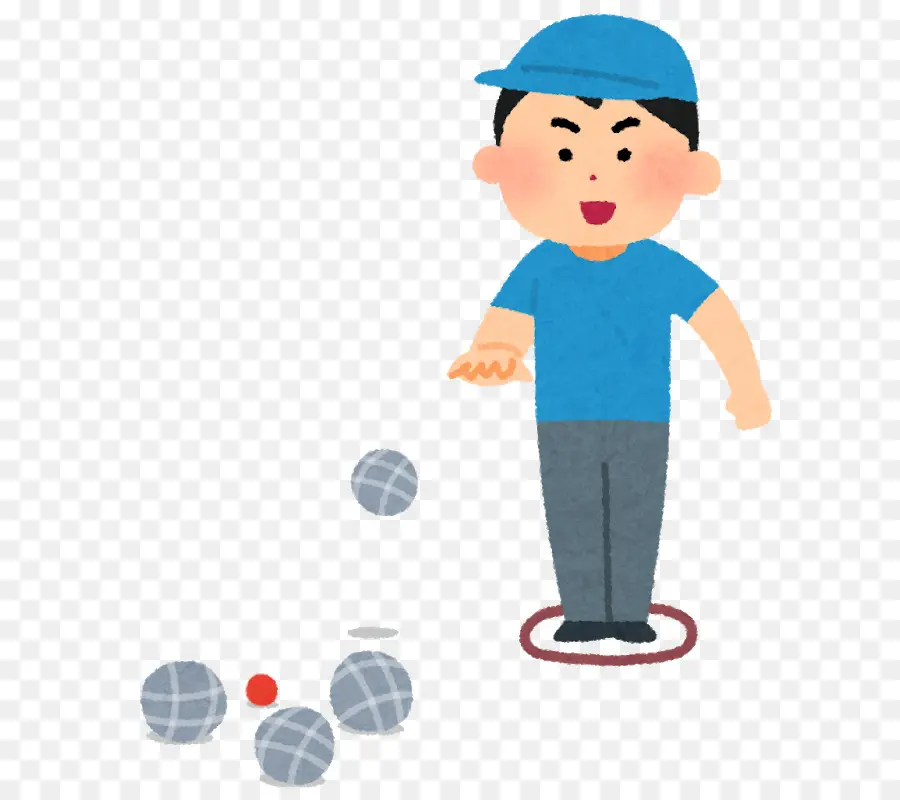 Homme Jouant à La Pétanque，Jeu PNG