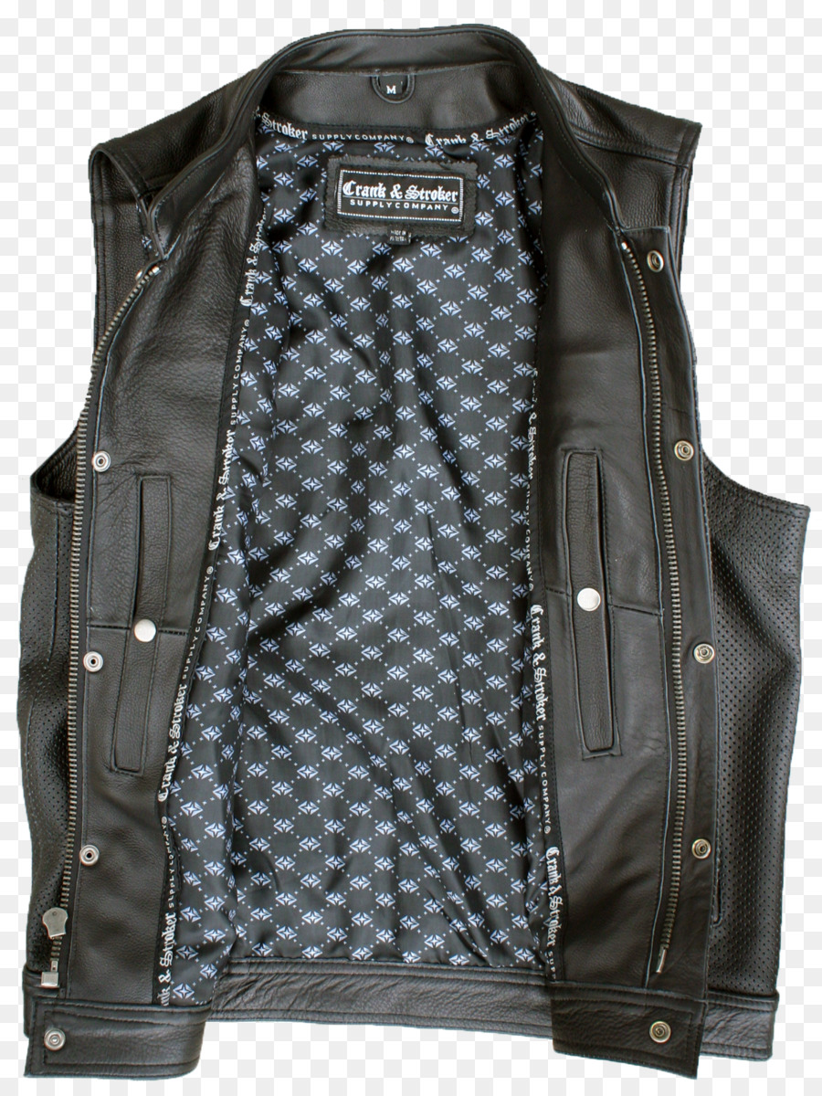 Veste En Cuir，Gilets PNG