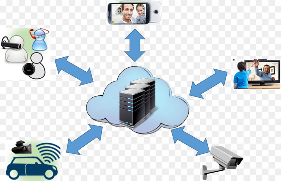 Réseau Informatique，Cloud Computing PNG