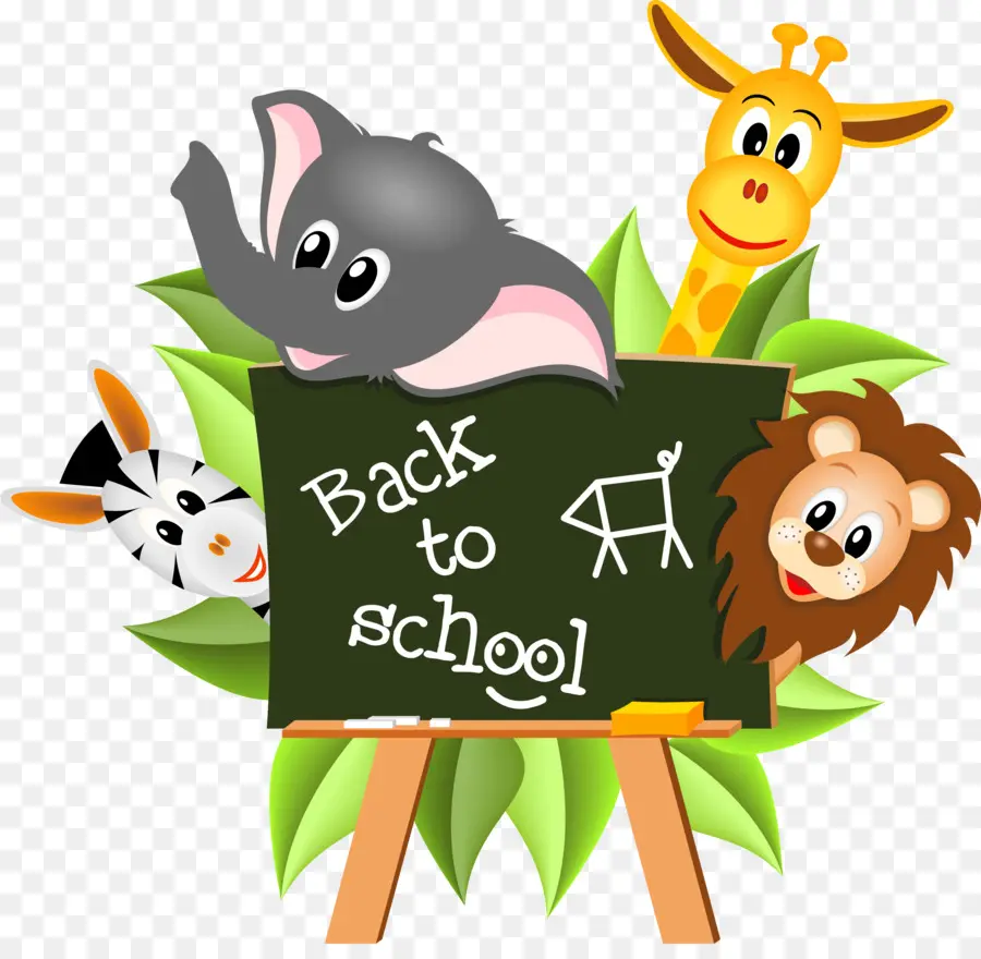 Retour à L'école，Animaux PNG