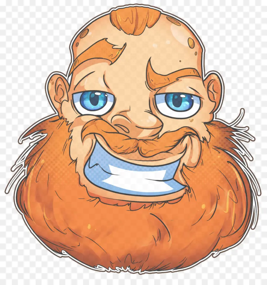 Homme De Barbe De Dessin Animé，Barbe PNG