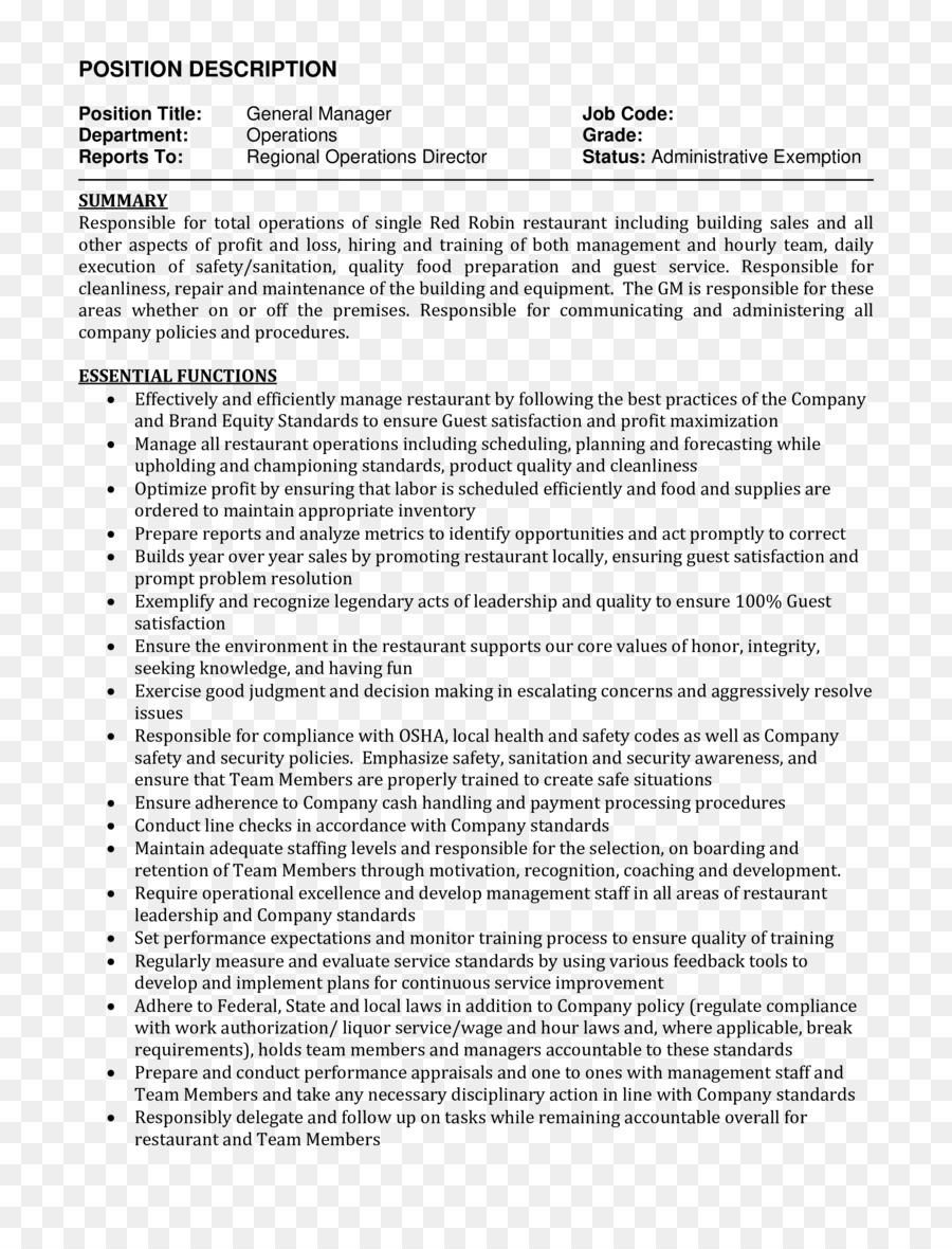 Cv，Description De L Emploi PNG