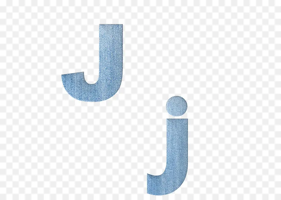 Lettres En Jean J，Alphabet PNG