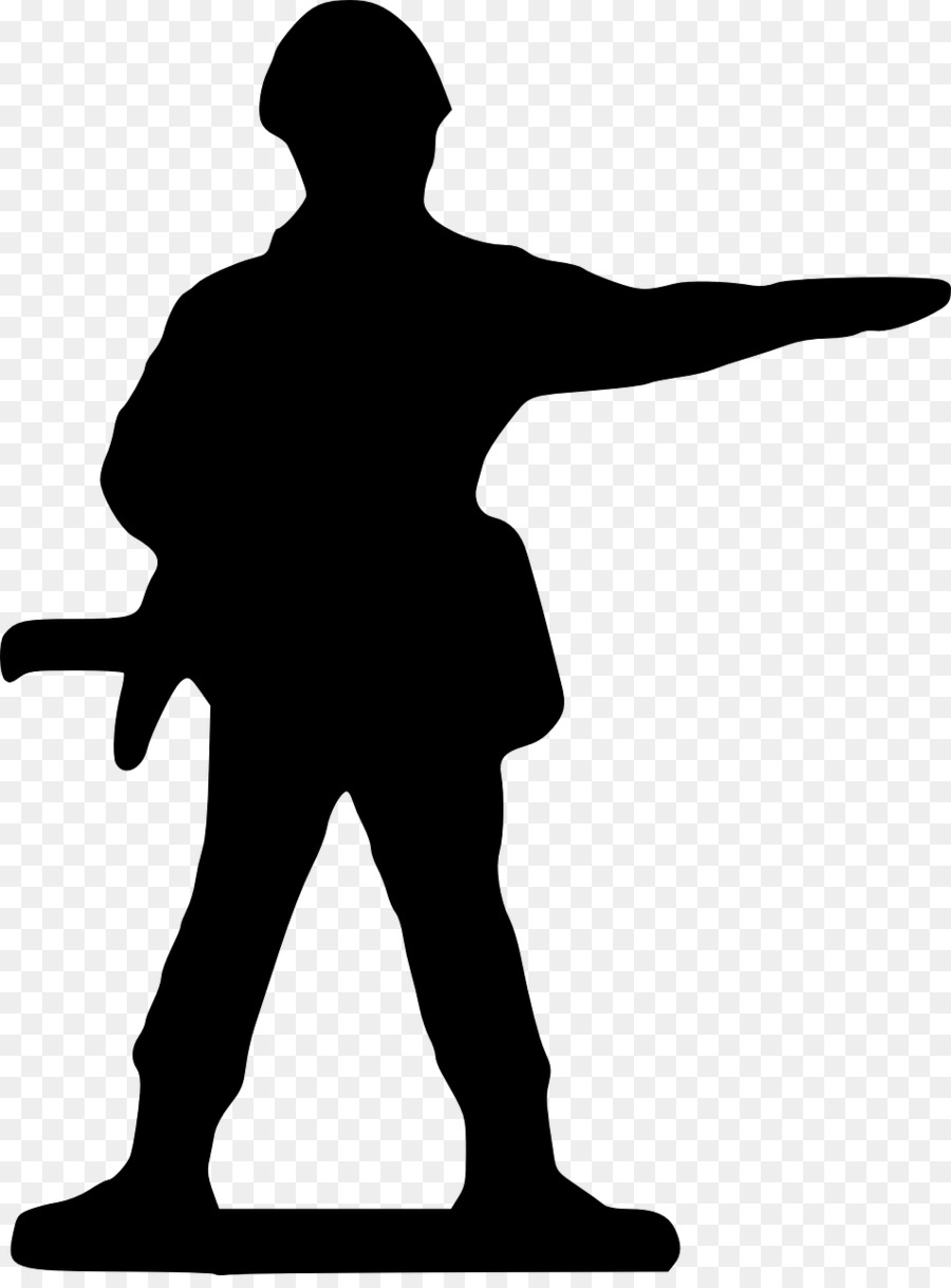 Soldat Silhouette，Militaire PNG