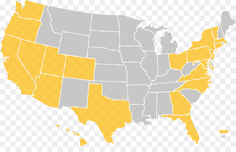 Carte Des États Unis，Géographie PNG