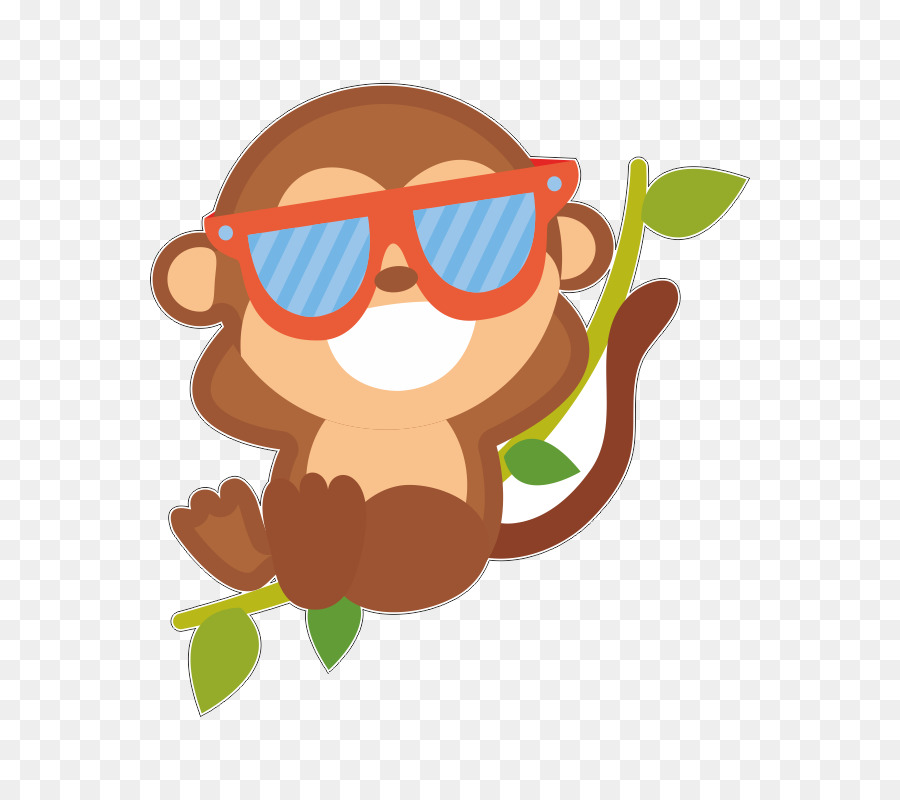 Singe，Lunettes De Soleil PNG