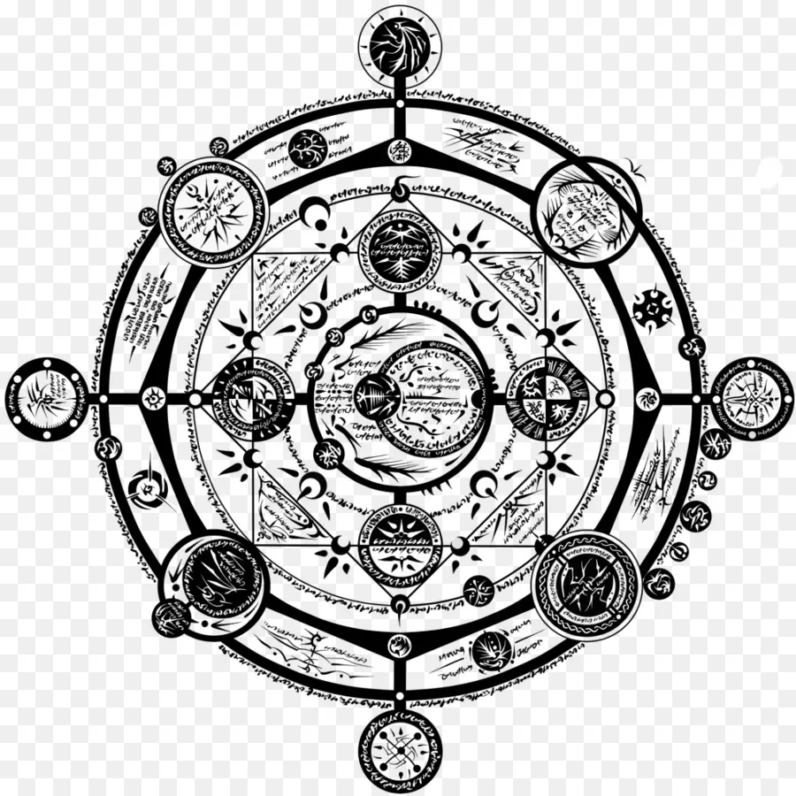 Cercle D'alchimie，Diagramme PNG