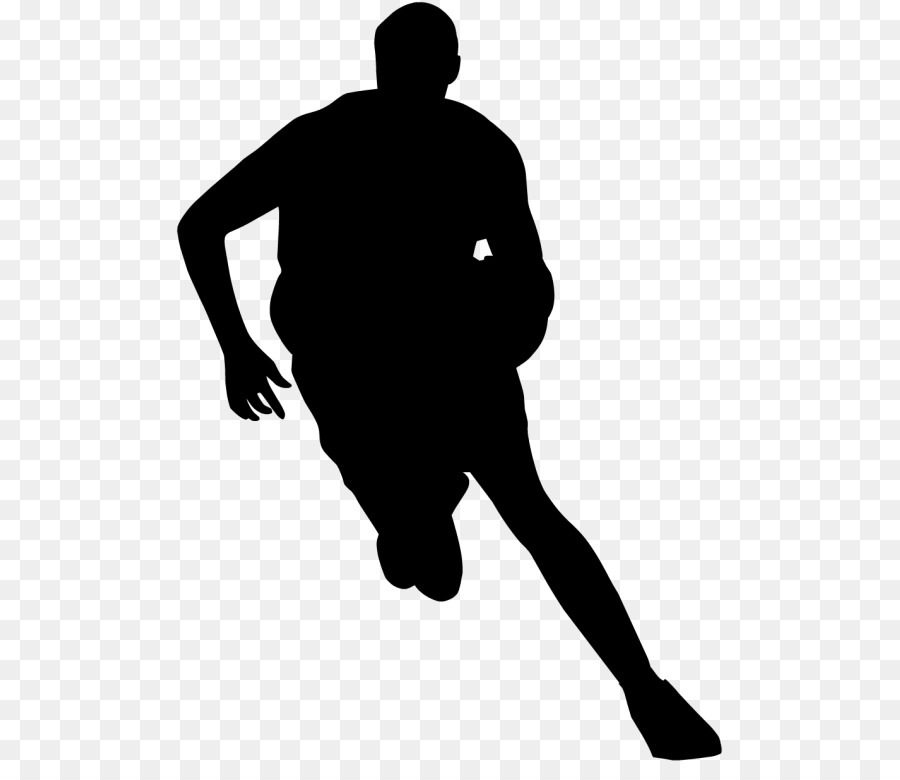 Silhouette De Joueur De Football，Athlète PNG