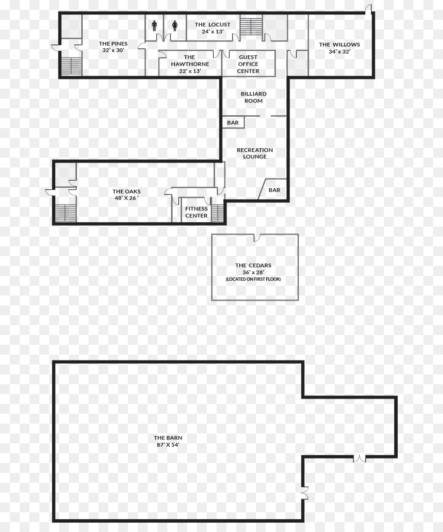 Centre De Conférence，Plan D étage PNG