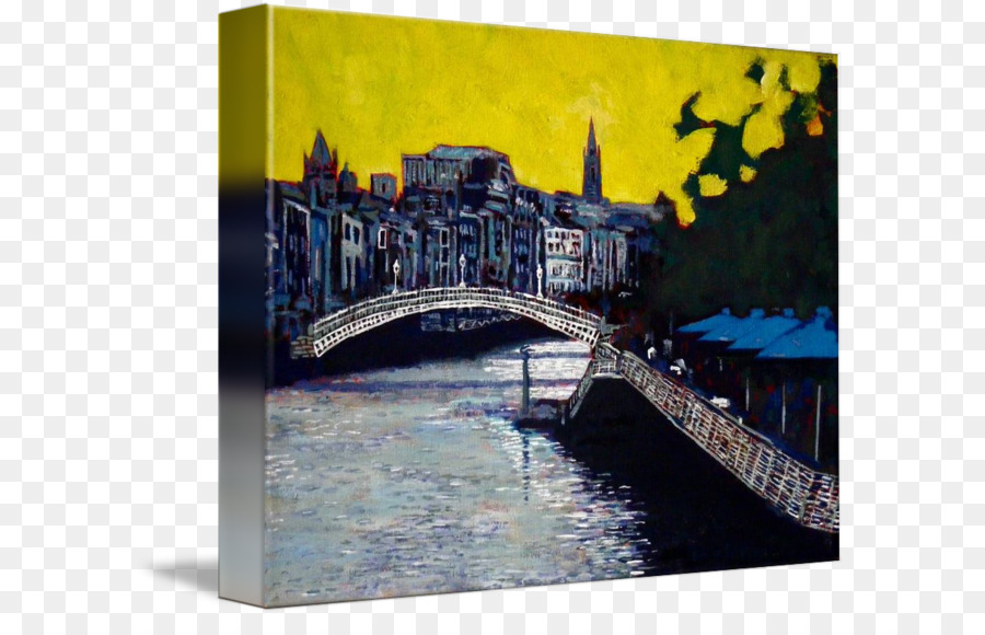 Peinture，Ha Penny Bridge PNG