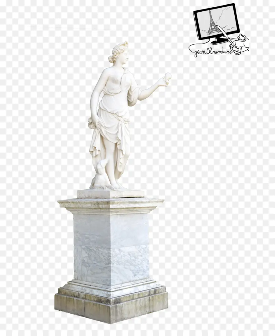 Statue En Marbre，Art PNG