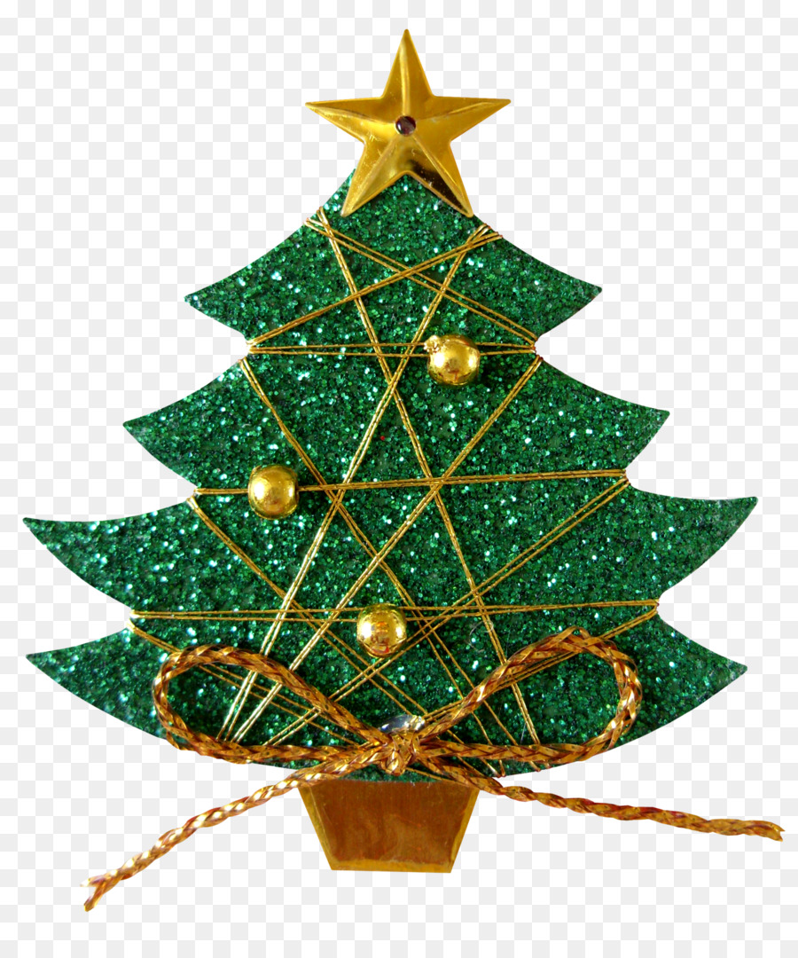 Sapin De Noël Doré，Étoile PNG