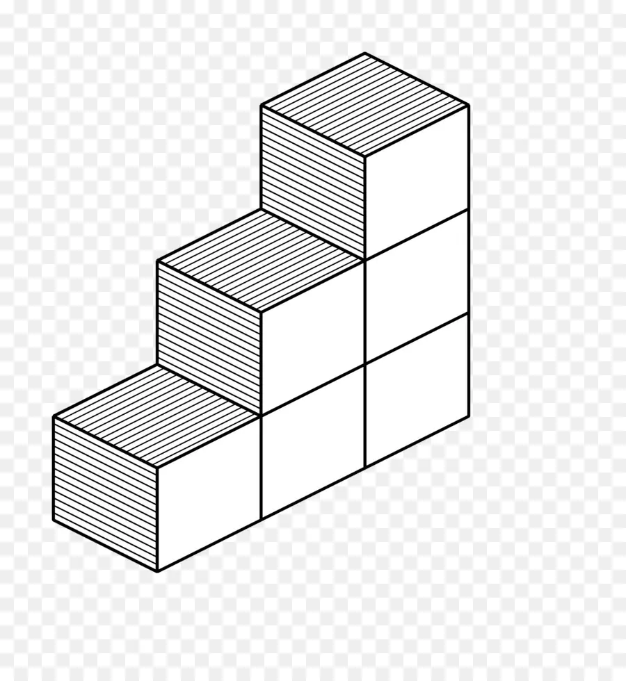 Cubes Isométriques，Cubes PNG