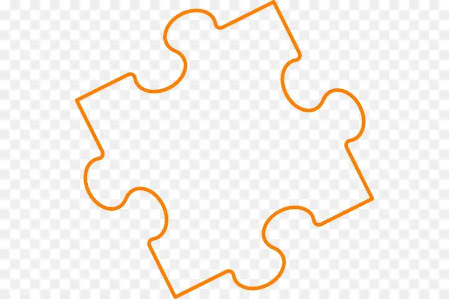 Pièce De Puzzle Orange，Puzzle PNG