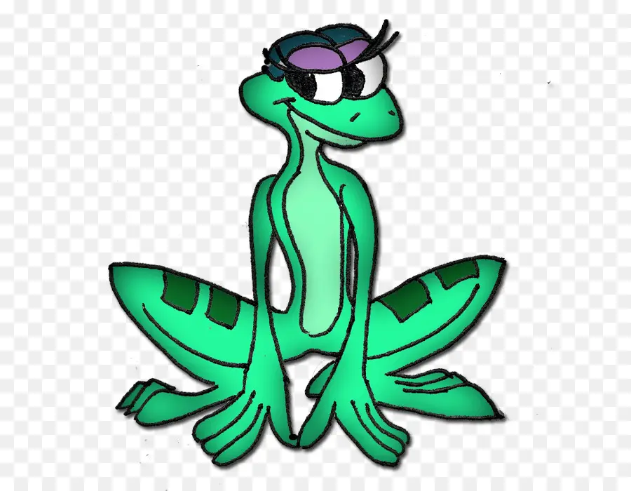 Lézard Vert De Dessin Animé，Lézard PNG