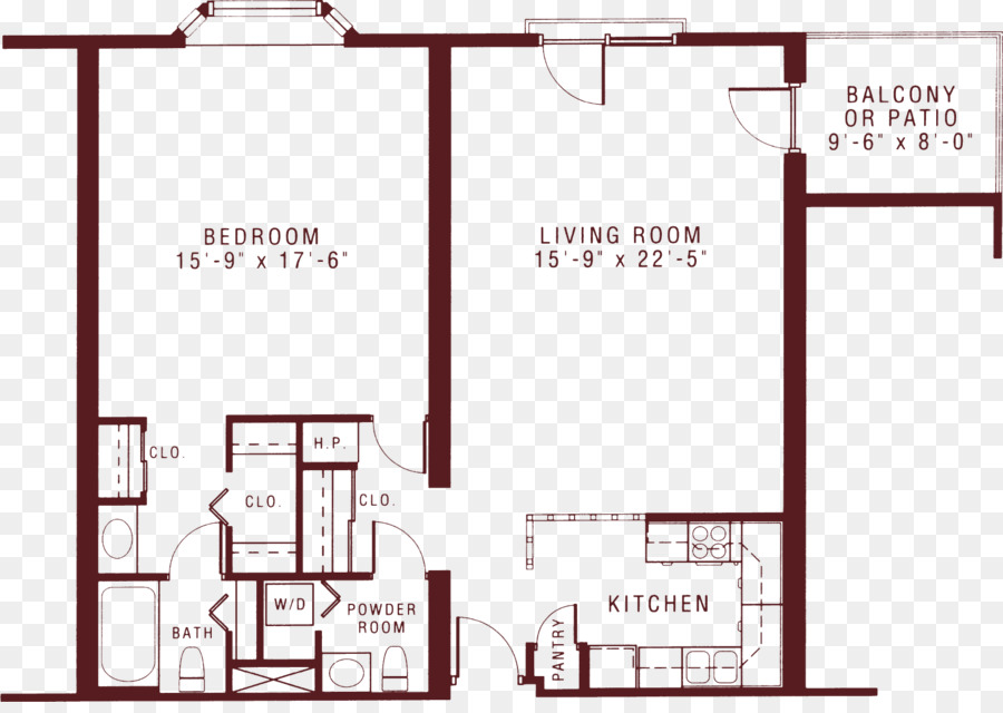 Plan D étage，Appartement PNG