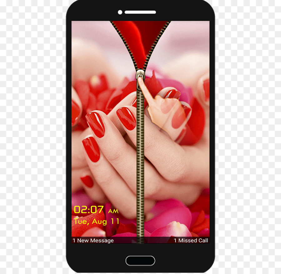 Les Téléphones Mobiles，Nail Art PNG