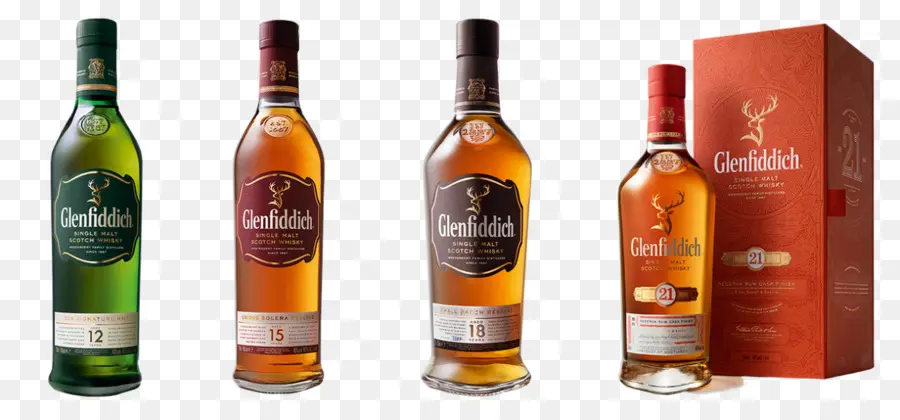 Bouteilles De Whisky Glenfiddich，Whisky PNG