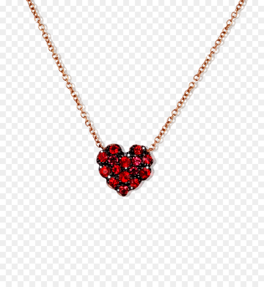 Collier De Pierres Précieuses Roses，Pendentif PNG