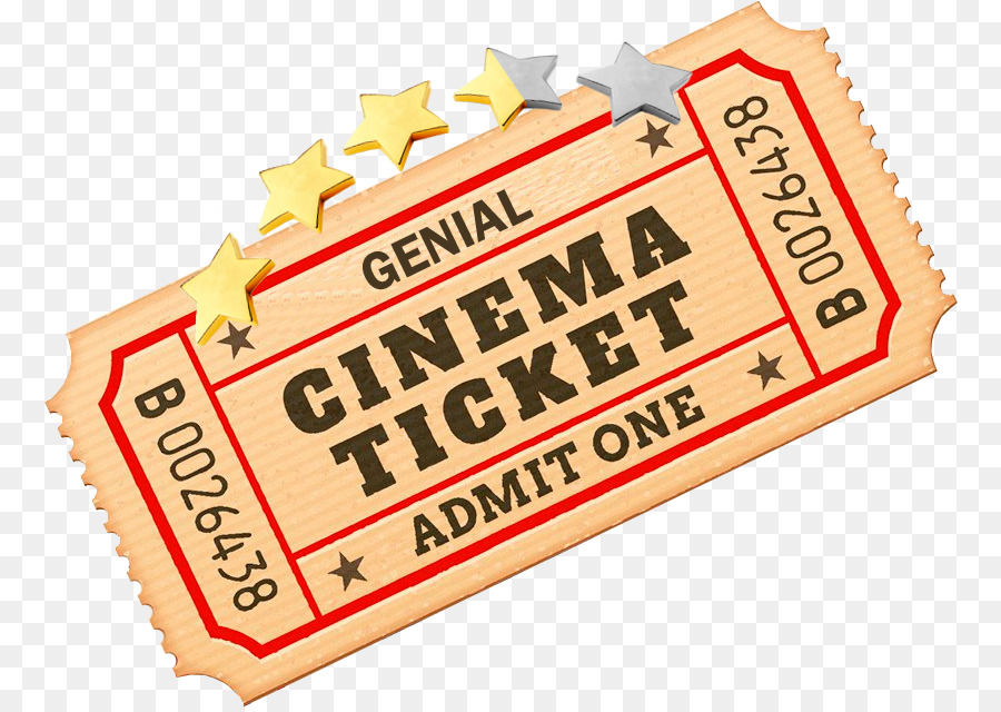 Billet De Cinéma，Admets En Un PNG