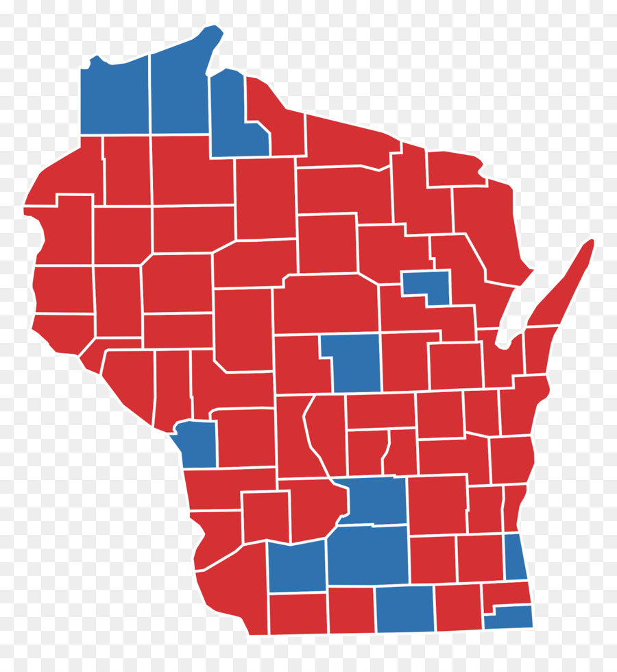 Carte Du Wisconsin，Comtés PNG