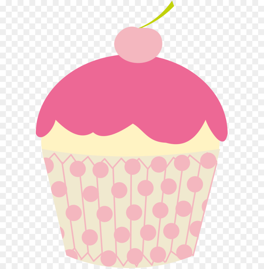 Petit Gâteau Rose，Cerise PNG