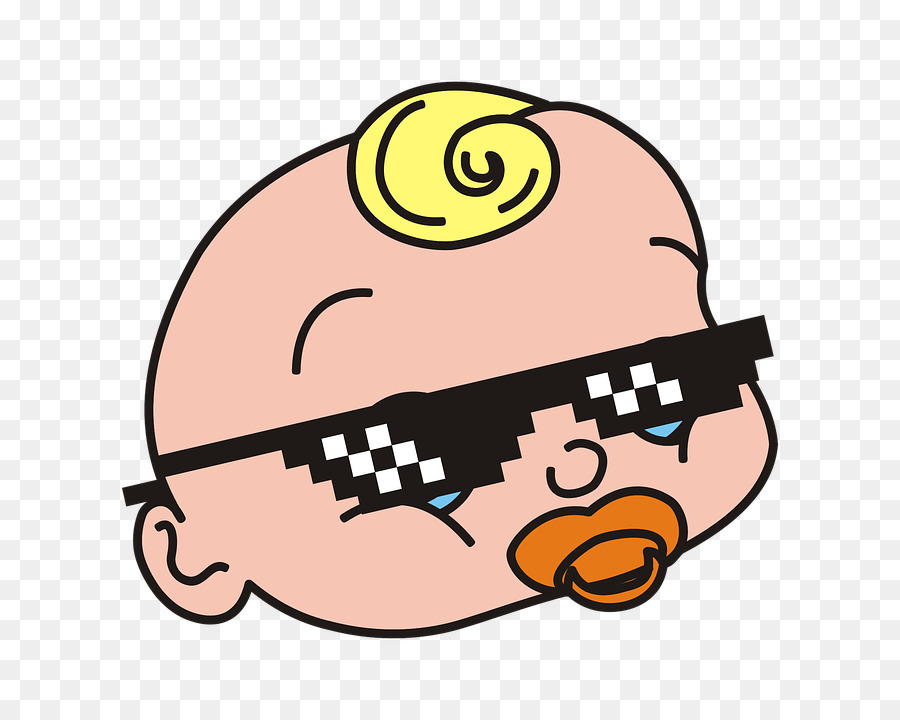 Bébé Avec Des Lunettes De Soleil，Sucette PNG