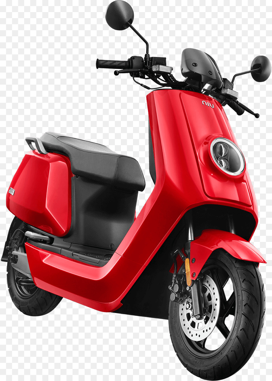 Scooter Rouge Et Noir，Moto PNG