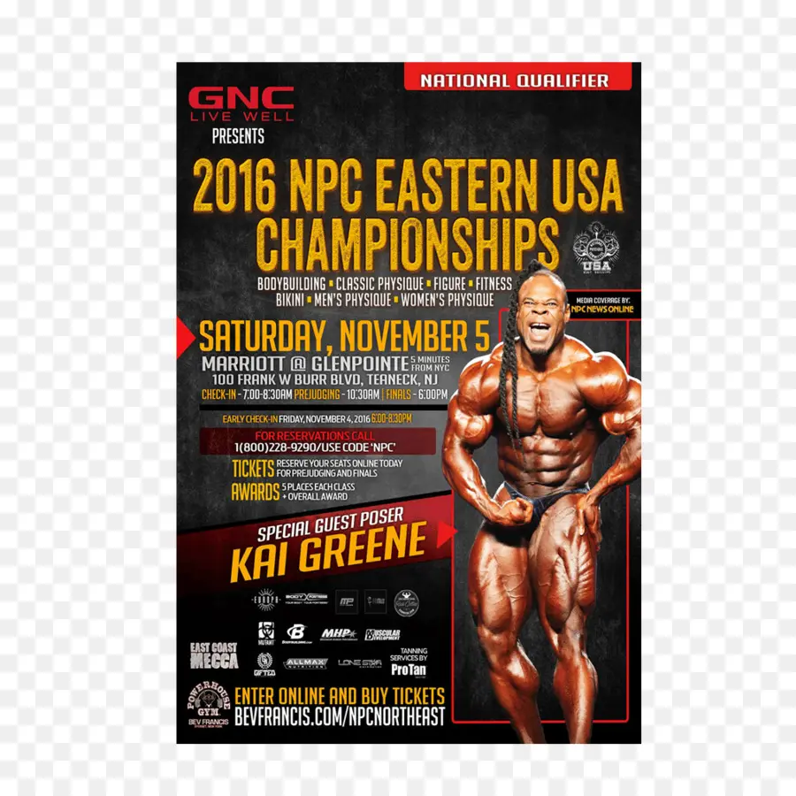 Affiche Du Championnat De Musculation，événement PNG