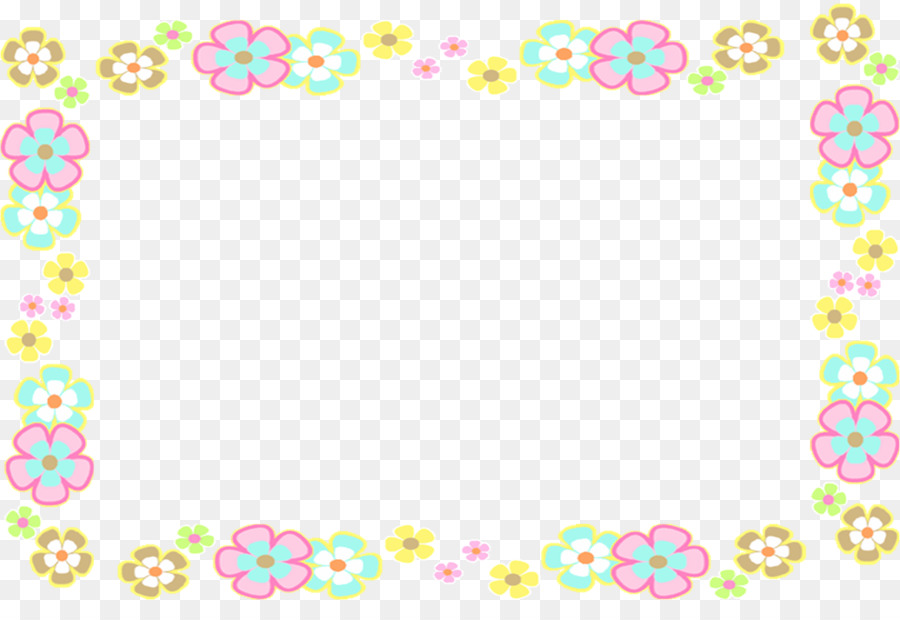 Cadre Floral，Fleurs PNG