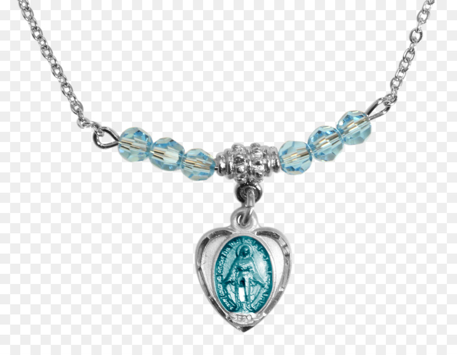 Collier，Pendentif Bleu PNG