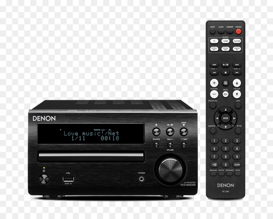 Denon，Système Audio Denon Dm40dab PNG