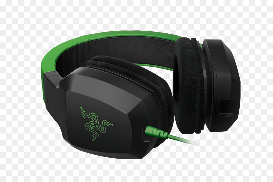 Casque Noir Et Vert，Audio PNG