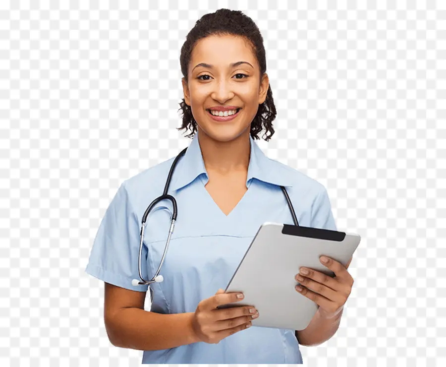 Médecin Avec Tablette，Stéthoscope PNG