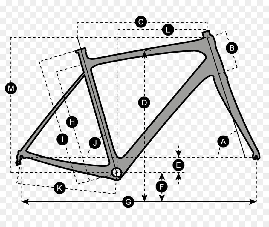 Cadre De Vélo，Géométrie PNG