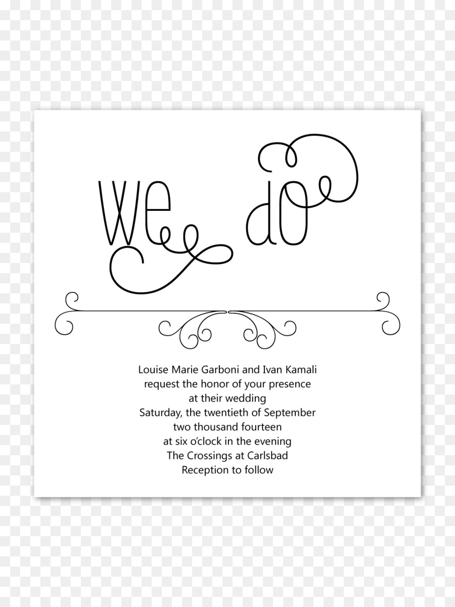 Invitation De Mariage，Papier PNG