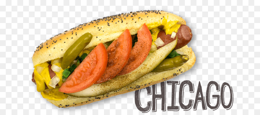 Chicagostyle Hot Dog，Cuisine Végétarienne PNG