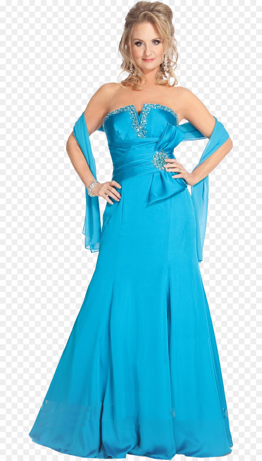 Robe，Bleu PNG