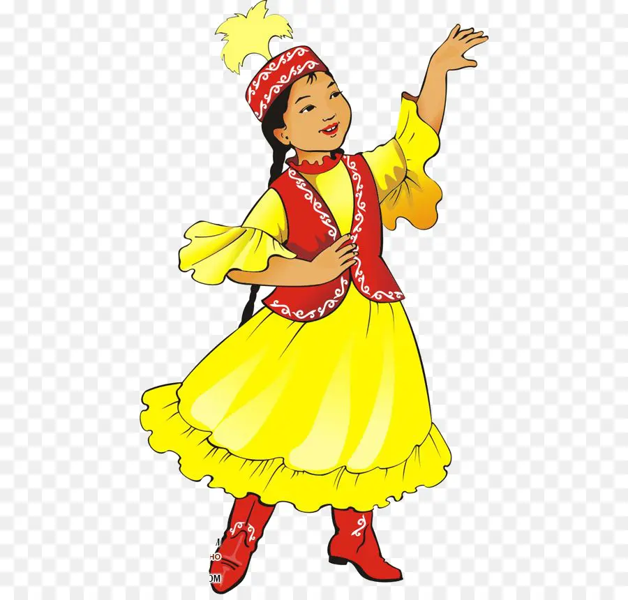 Fille En Costume Traditionnel，Costume PNG