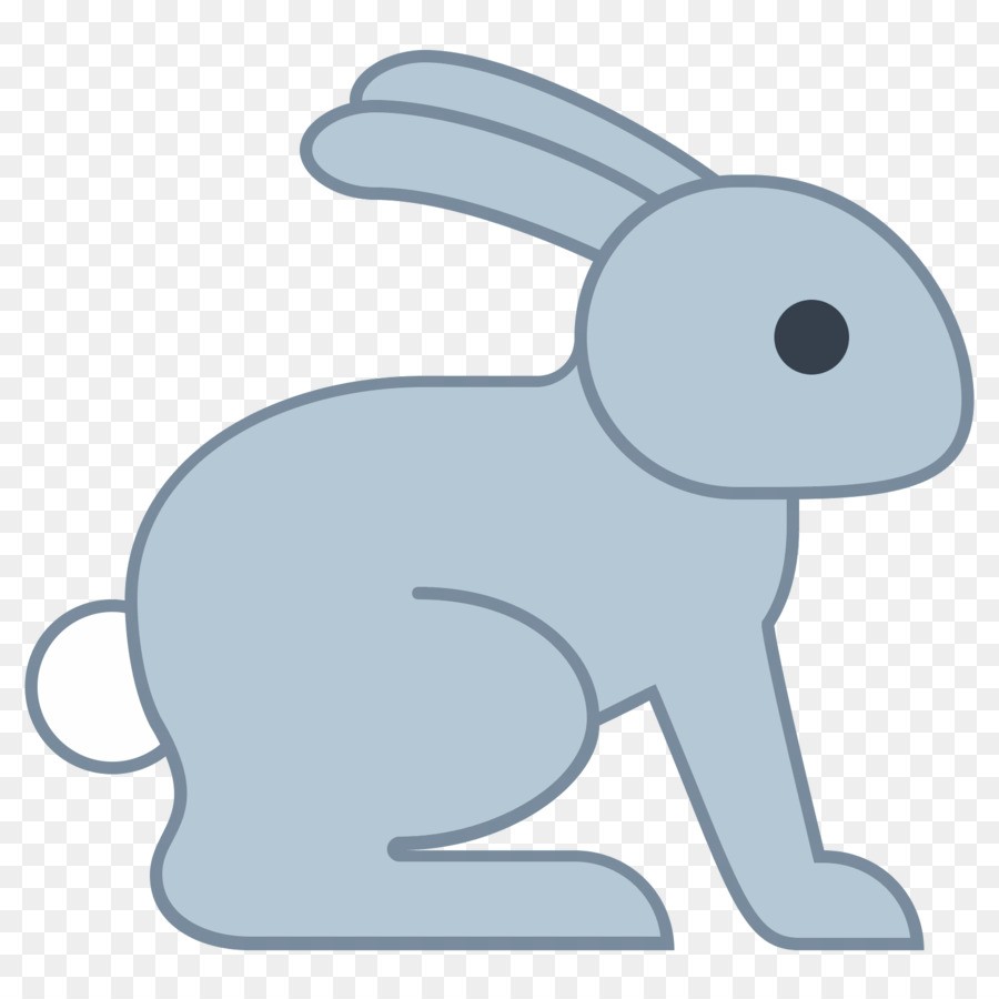 Lapin Bleu，Silhouette PNG