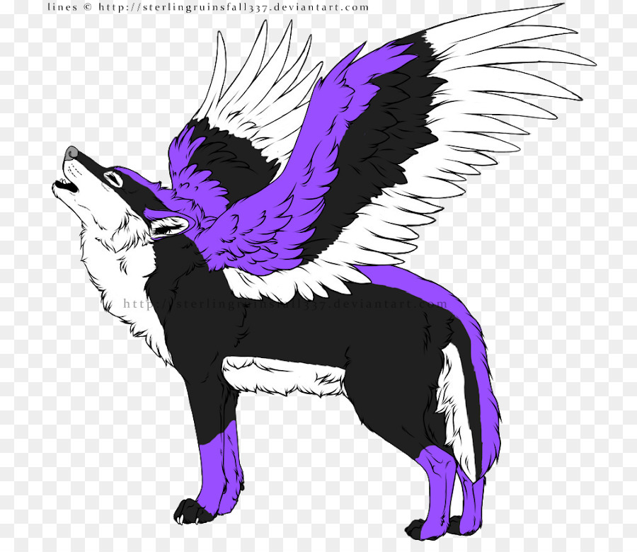 Loup Ailé，Animal PNG